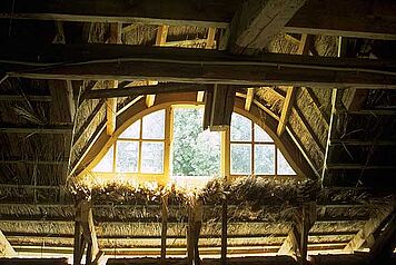 Dormer window from the inside