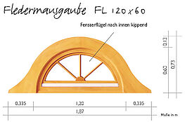 Fledermausgauben FL 120/60