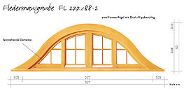 Fledermausgaube FL 277/88-2