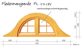 Fledermausgauben FL 150/75