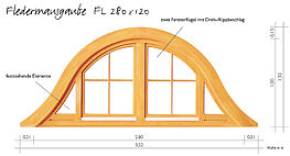 Fledermausgauben FL 280/120